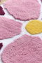 Mijölnir Juego de alfombras de baño Flower - Purple de acrílico